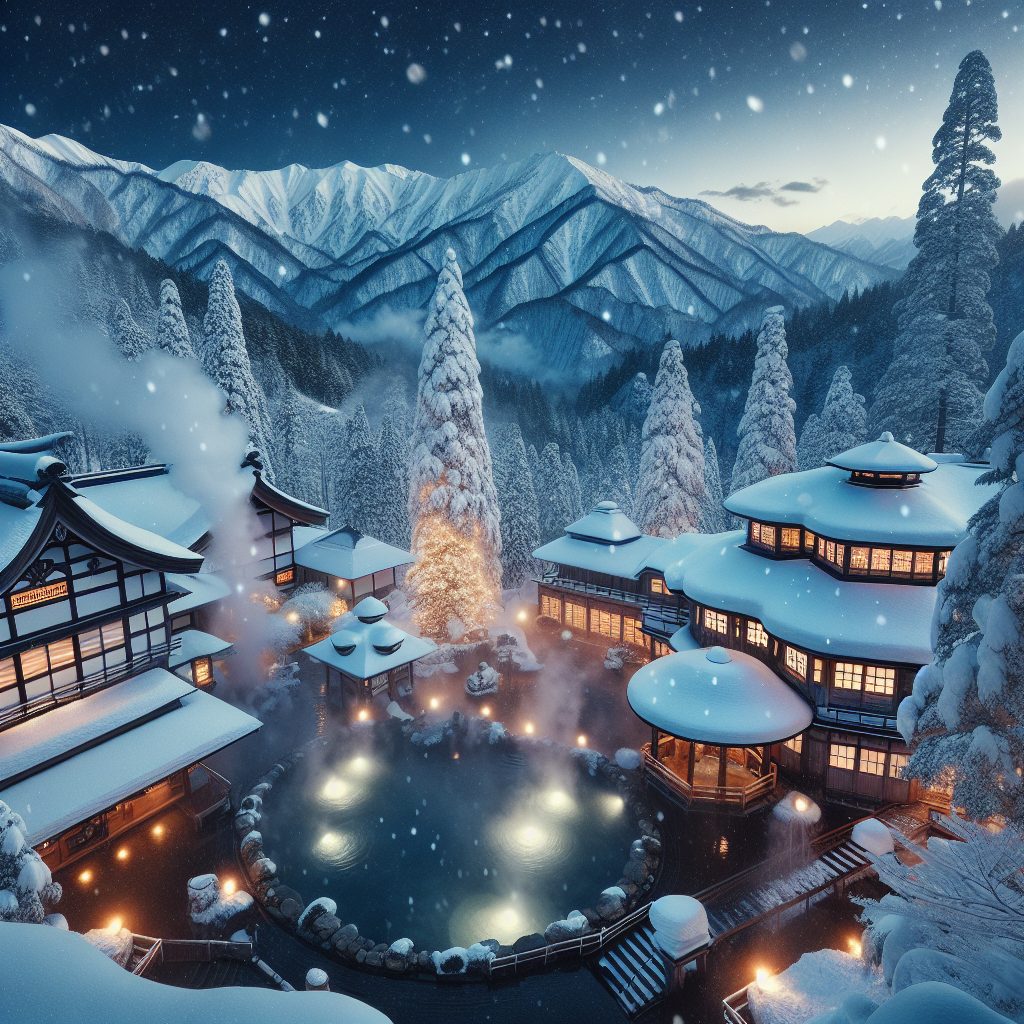 Best Mountain Resorts in Japan With Hot Spring and Snow View