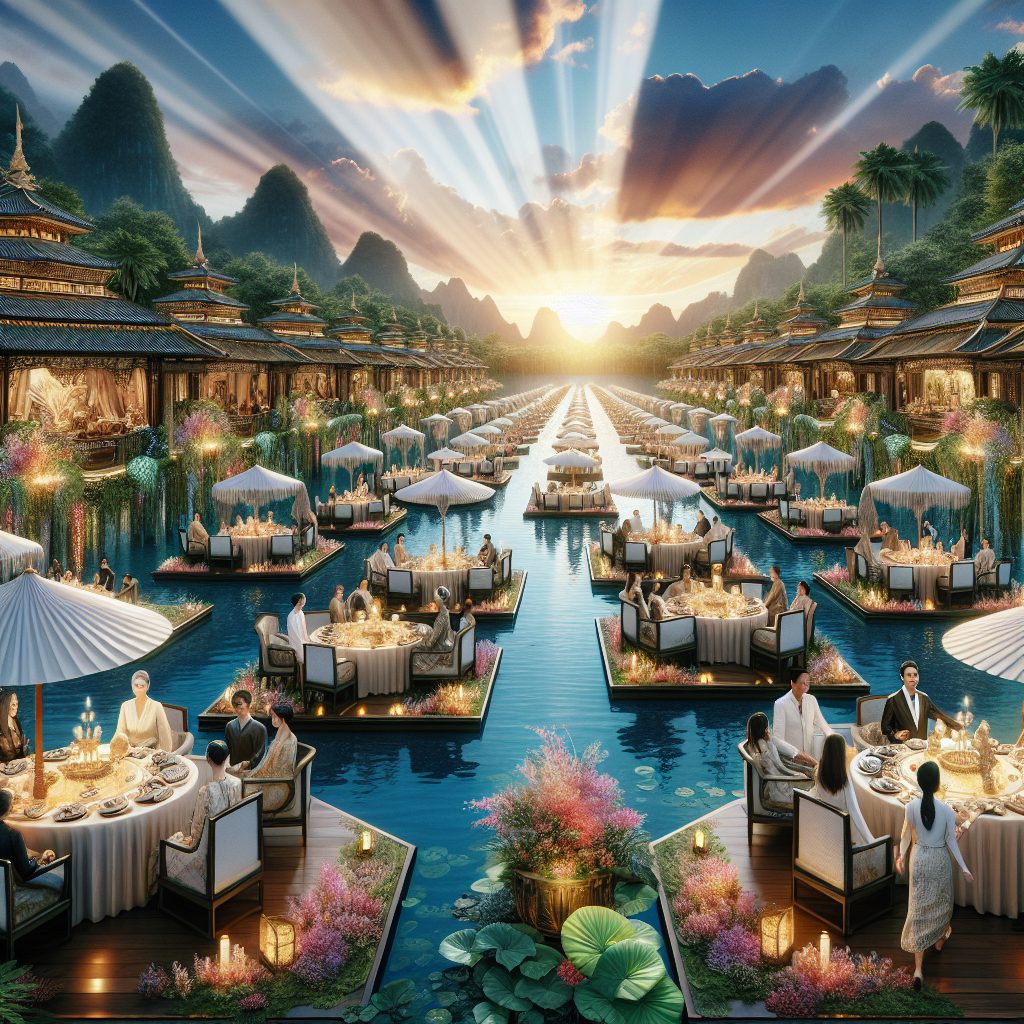 Best Resorts in Asia With Unique Floating Dining Experience