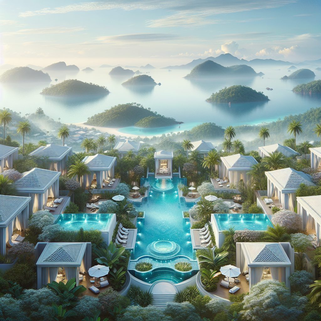 Elegant Pool Villas for Luxurious Renewal and Island Prestige