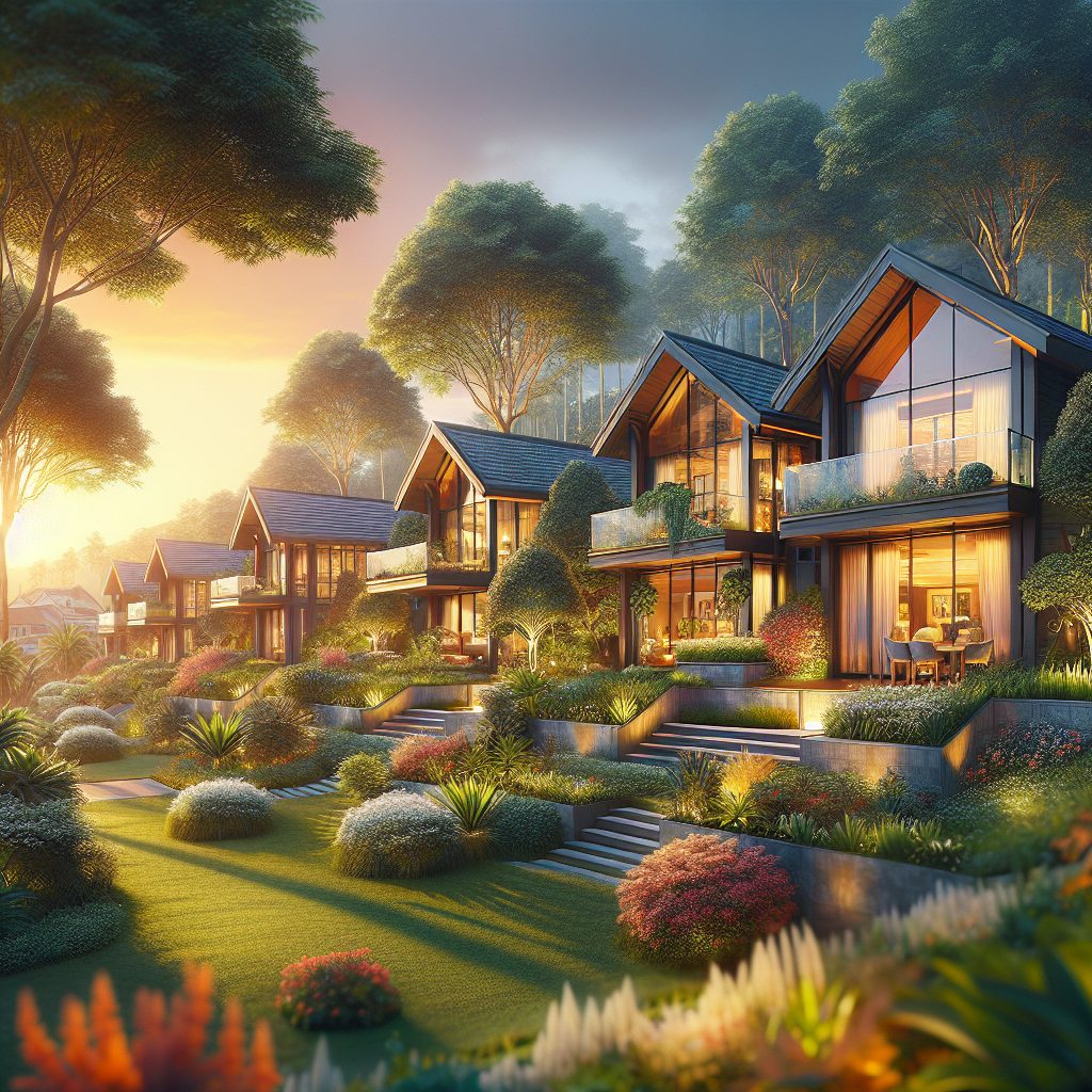 Executive Garden Villas With Exclusive Charm and Scenic Warmth