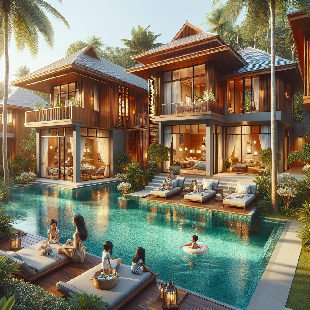 Grand Family Villas With Tropical Sophistication and Poolside Calm