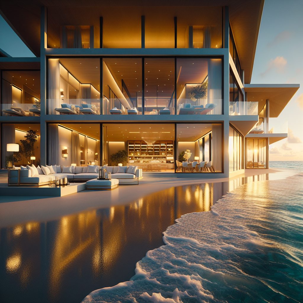Grand Horizon Villas With Open Living Rooms and Ocean Calm