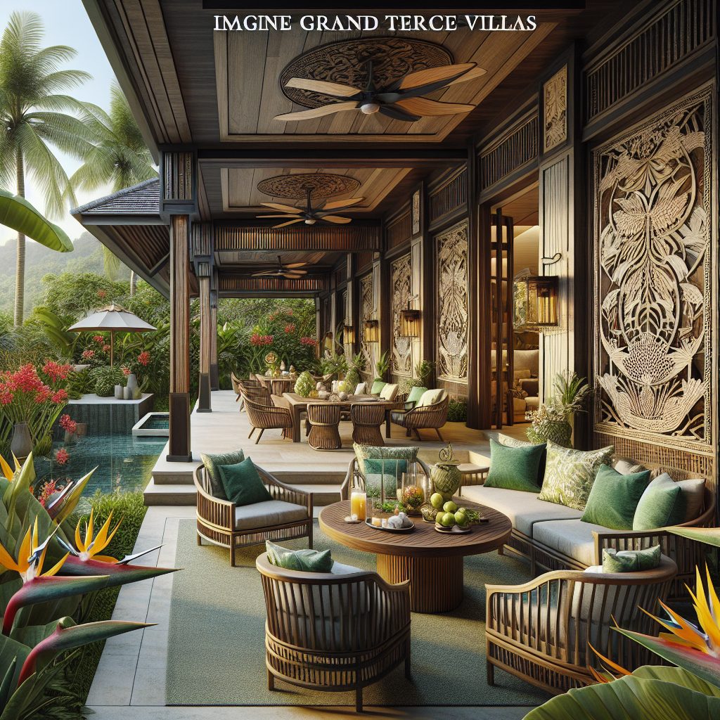 Grand Terrace Villas With Bespoke Details and Tropical Elegance