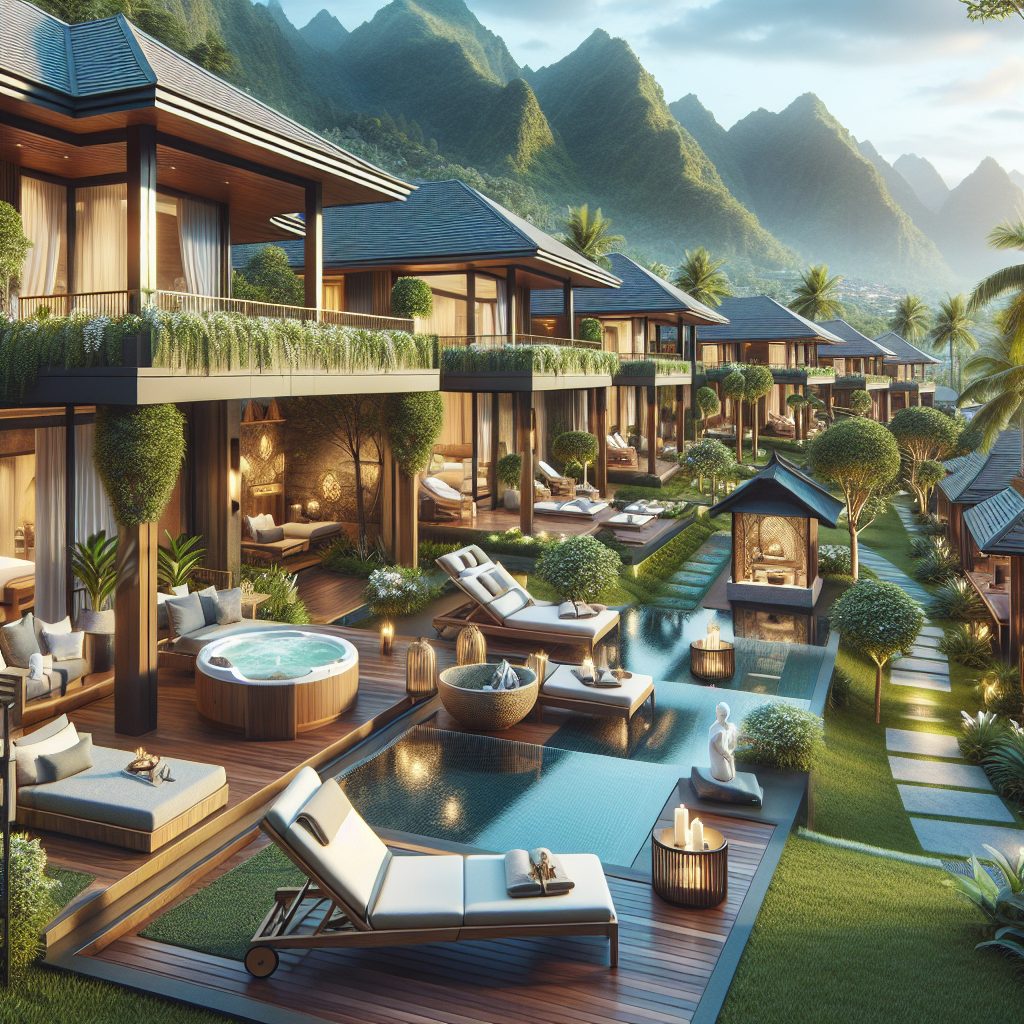High-End Retreat Villas With Scenic Patios and Private Wellness