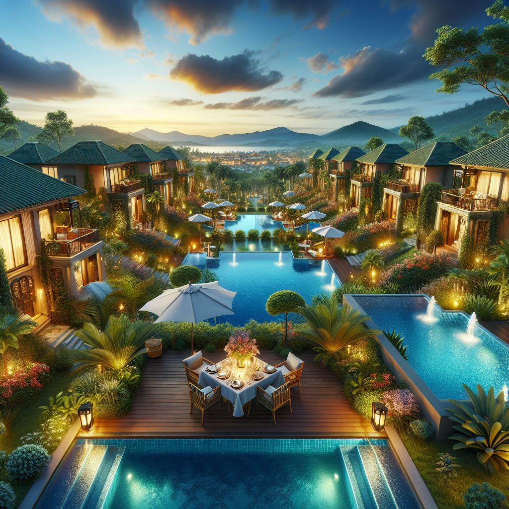Luxe Signature Villas With Poolside Dining and Scenic Peace