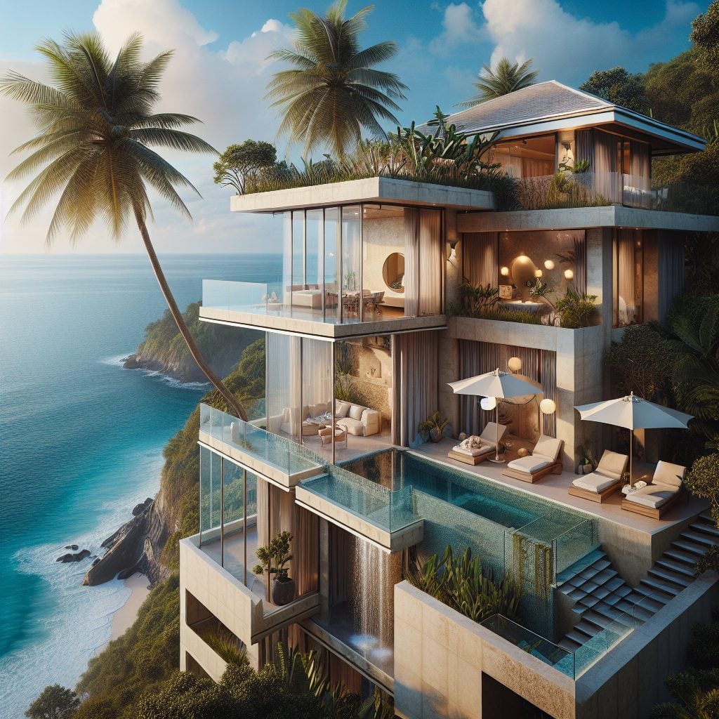 Prestige Villas With Outdoor Showers and Ocean Breeze Charm