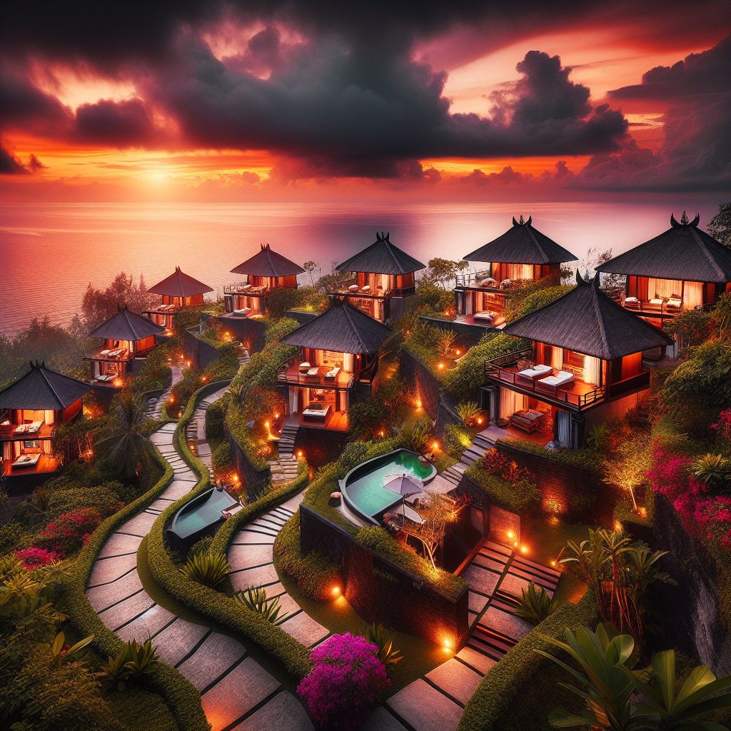 Private Cliff Villas in Bali With Dramatic Ocean Sunset Views