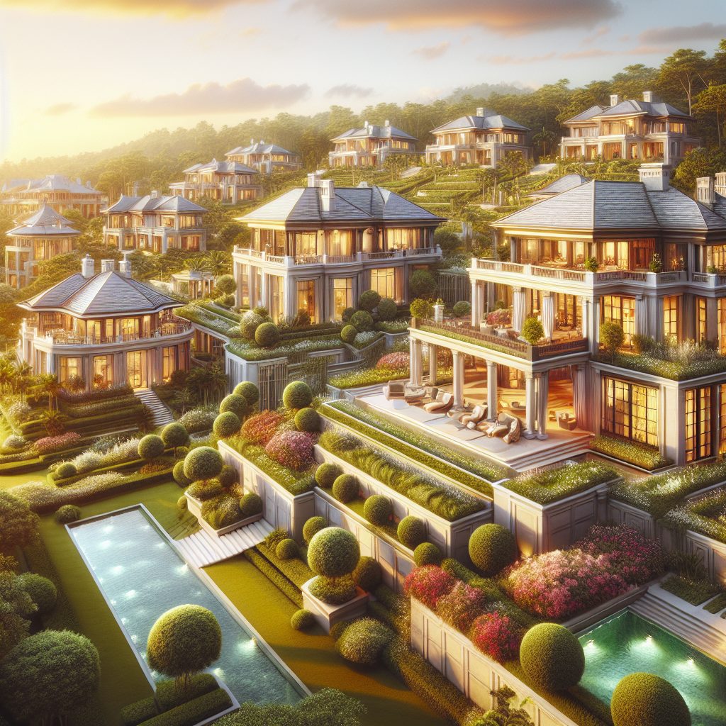 Private Manor Escape Villas With Wealthy Calm and Soft Sunlight