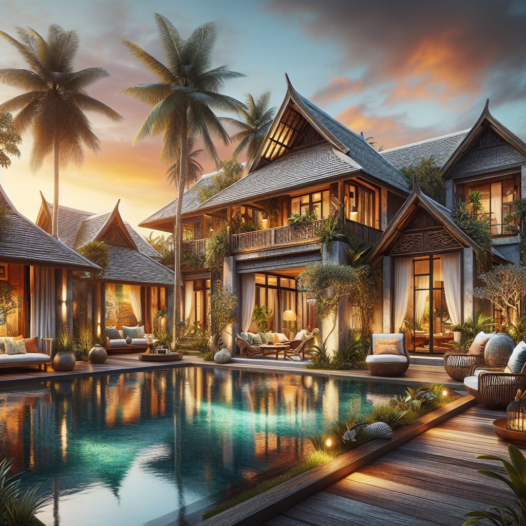 Refined Poolside Villas With Curated Spaces and Premium Warmth
