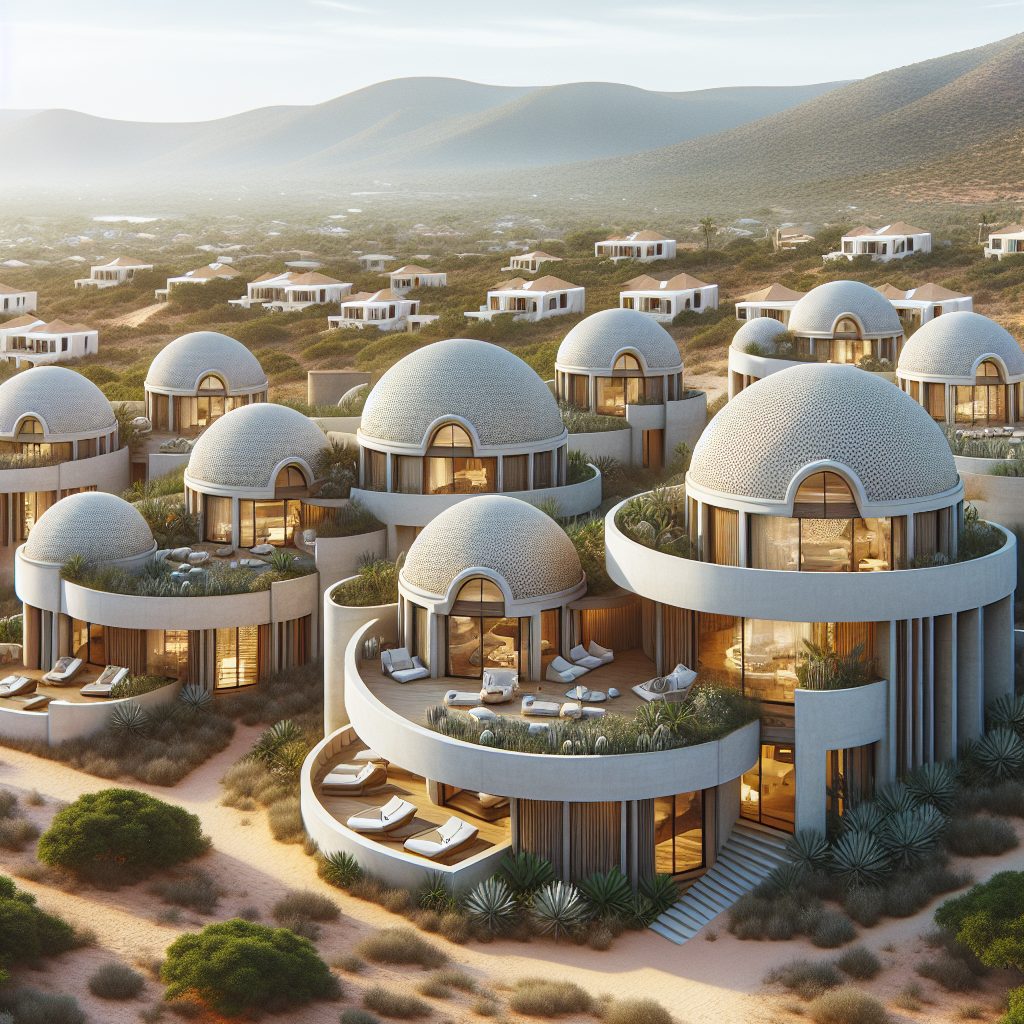 Top Villas in Africa With Unique Dome and Modern Design