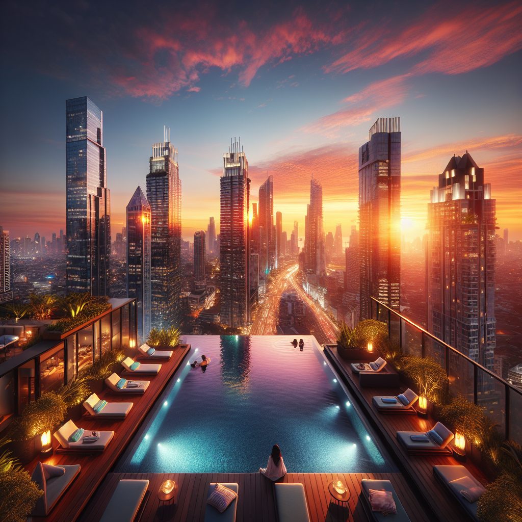 Watching City Skylines From Rooftop Pools in Stunning Urban Accommodations