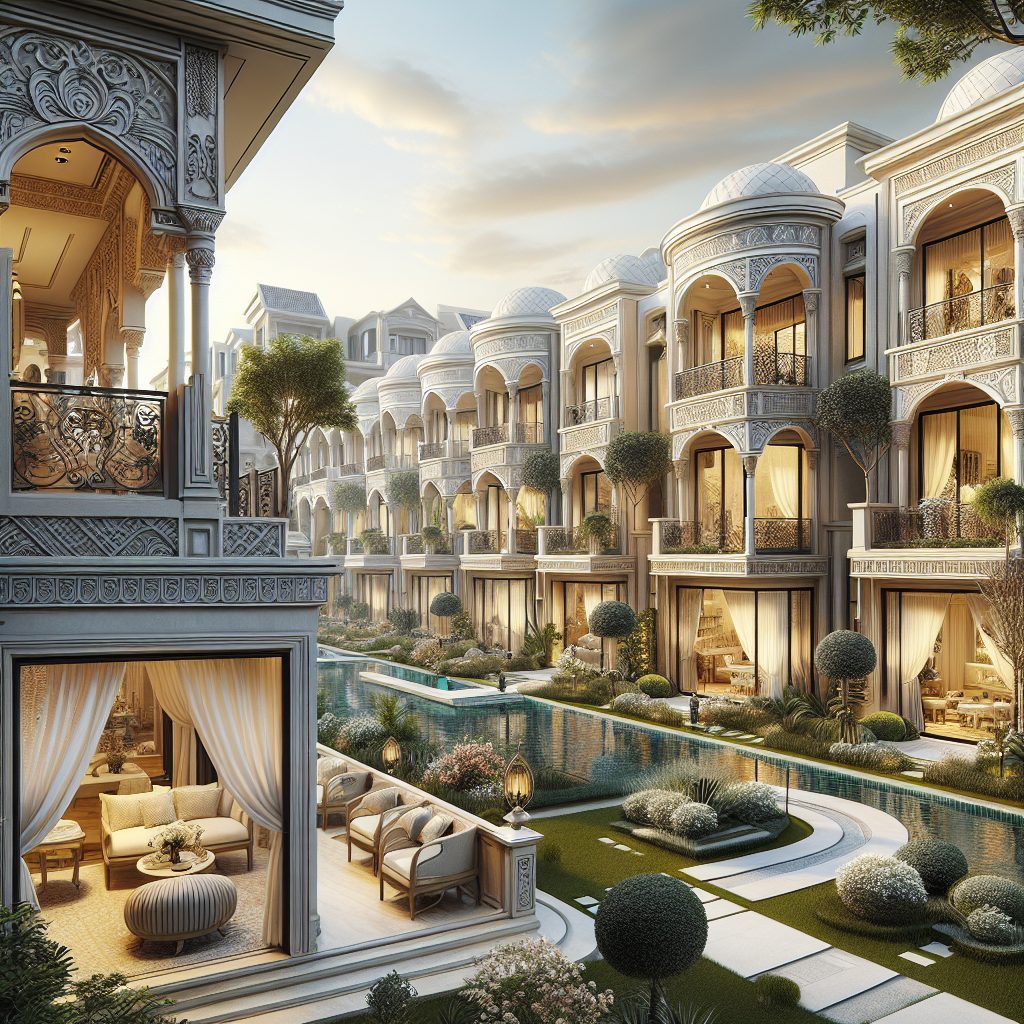 Wealthy Living Villas With Open-Air Bedrooms and Fine Details